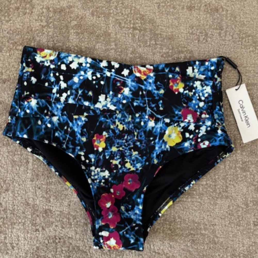 Calvin Klein Printed Balconette Bikini Bottom